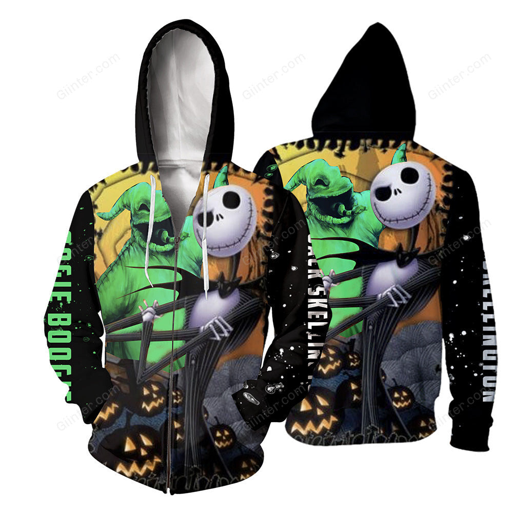 Jack Skellington 3D All Over Printed Shirts For Men And Women 261