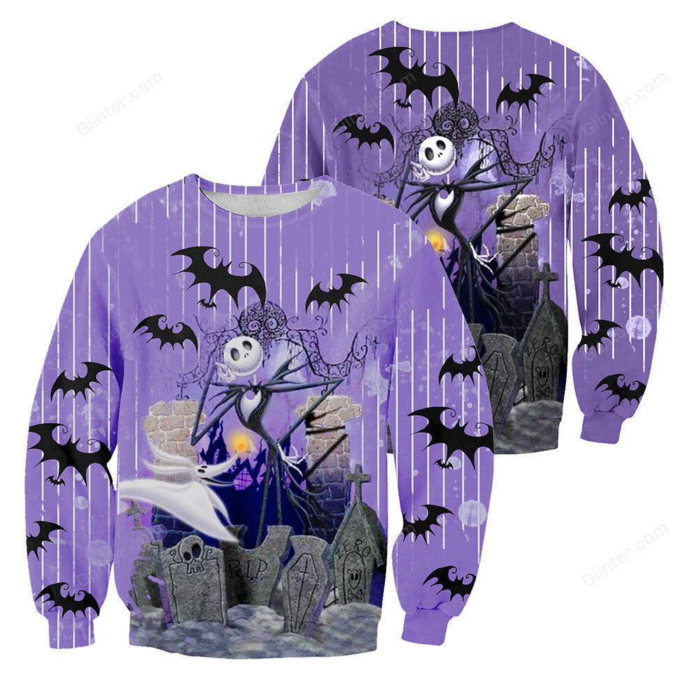 Jack Skellington 3D All Over Printed Shirts For Men And Women 262
