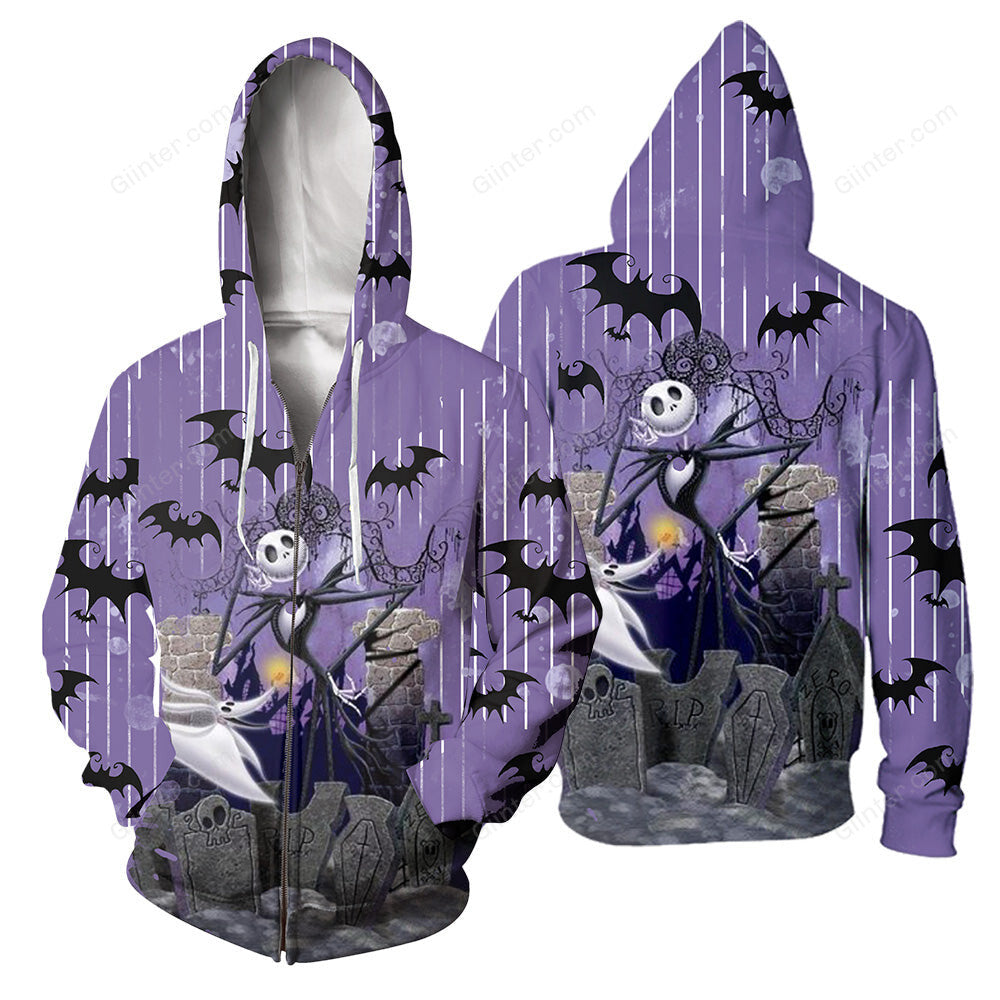 Jack Skellington 3D All Over Printed Shirts For Men And Women 262