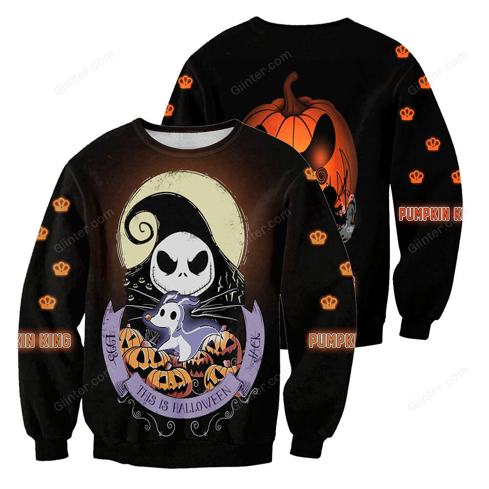 Jack Skellington 3D All Over Printed Shirts For Men And Women 265