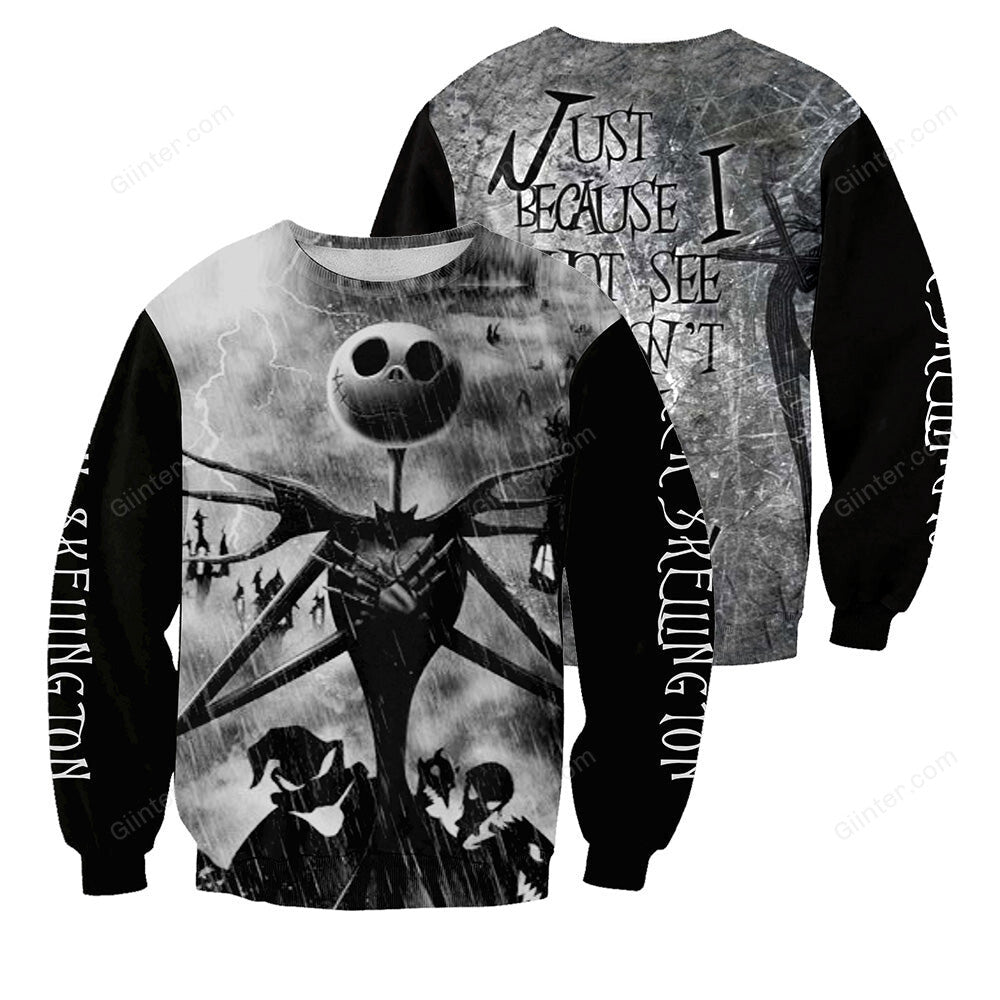 Jack Skellington 3D All Over Printed Shirts For Men And Women 266