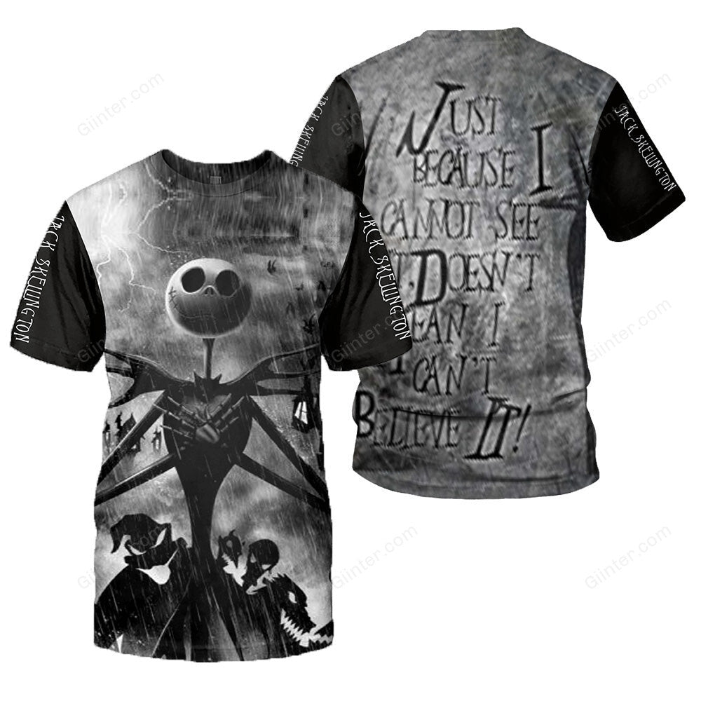 Jack Skellington 3D All Over Printed Shirts For Men And Women 266
