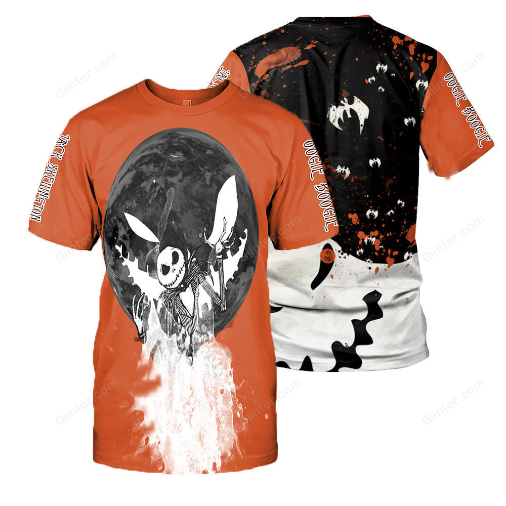 Jack Skellington 3D All Over Printed Shirts For Men And Women 267