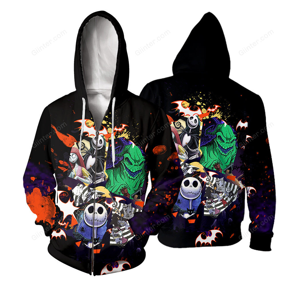 Jack Skellington 3D All Over Printed Shirts For Men And Women 271