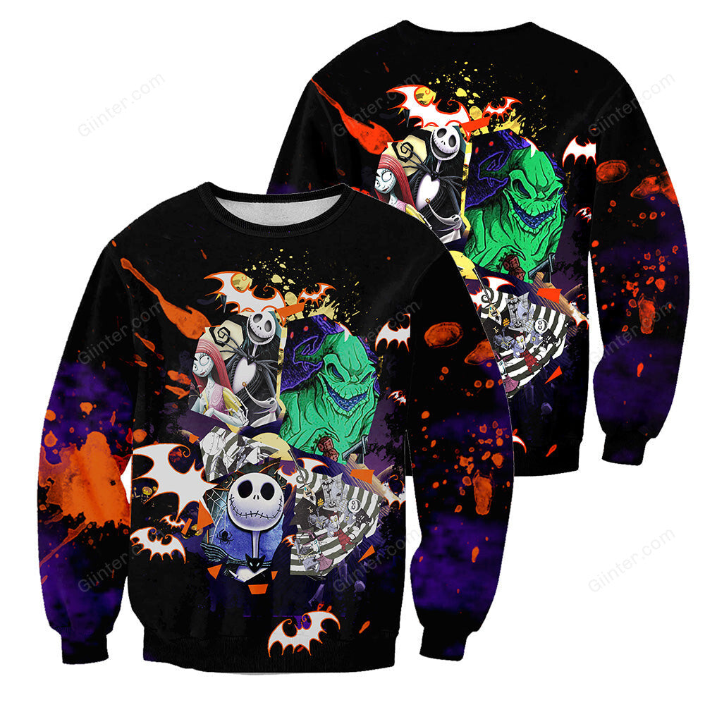 Jack Skellington 3D All Over Printed Shirts For Men And Women 271