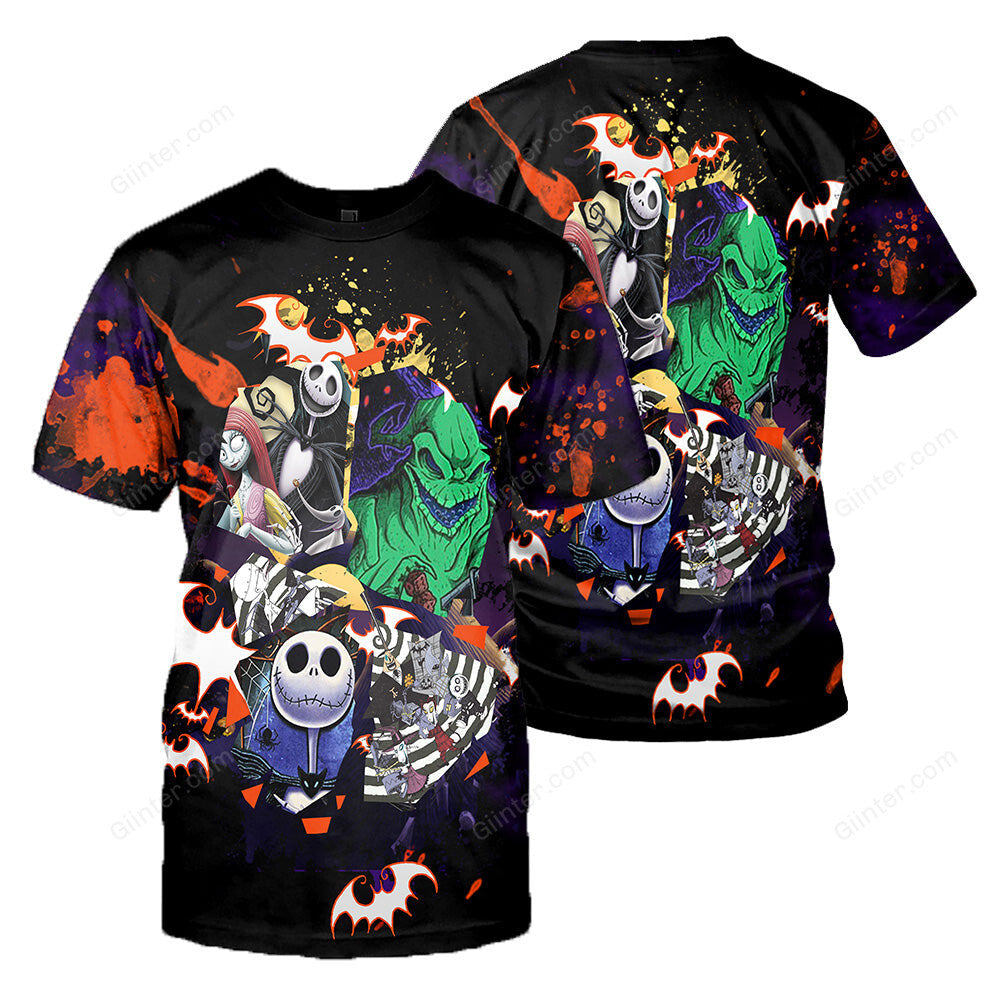 Jack Skellington 3D All Over Printed Shirts For Men And Women 271