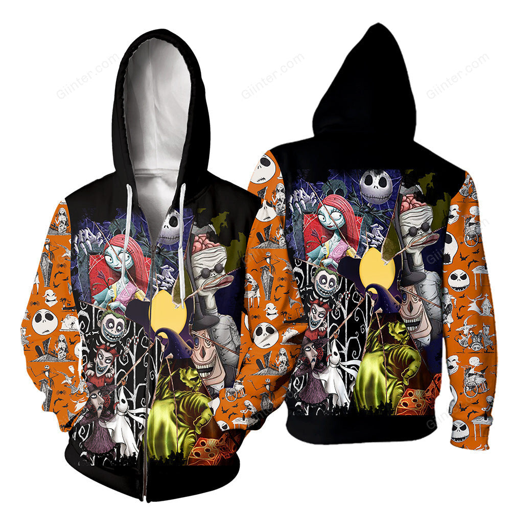 Jack Skellington 3D All Over Printed Shirts For Men And Women 272
