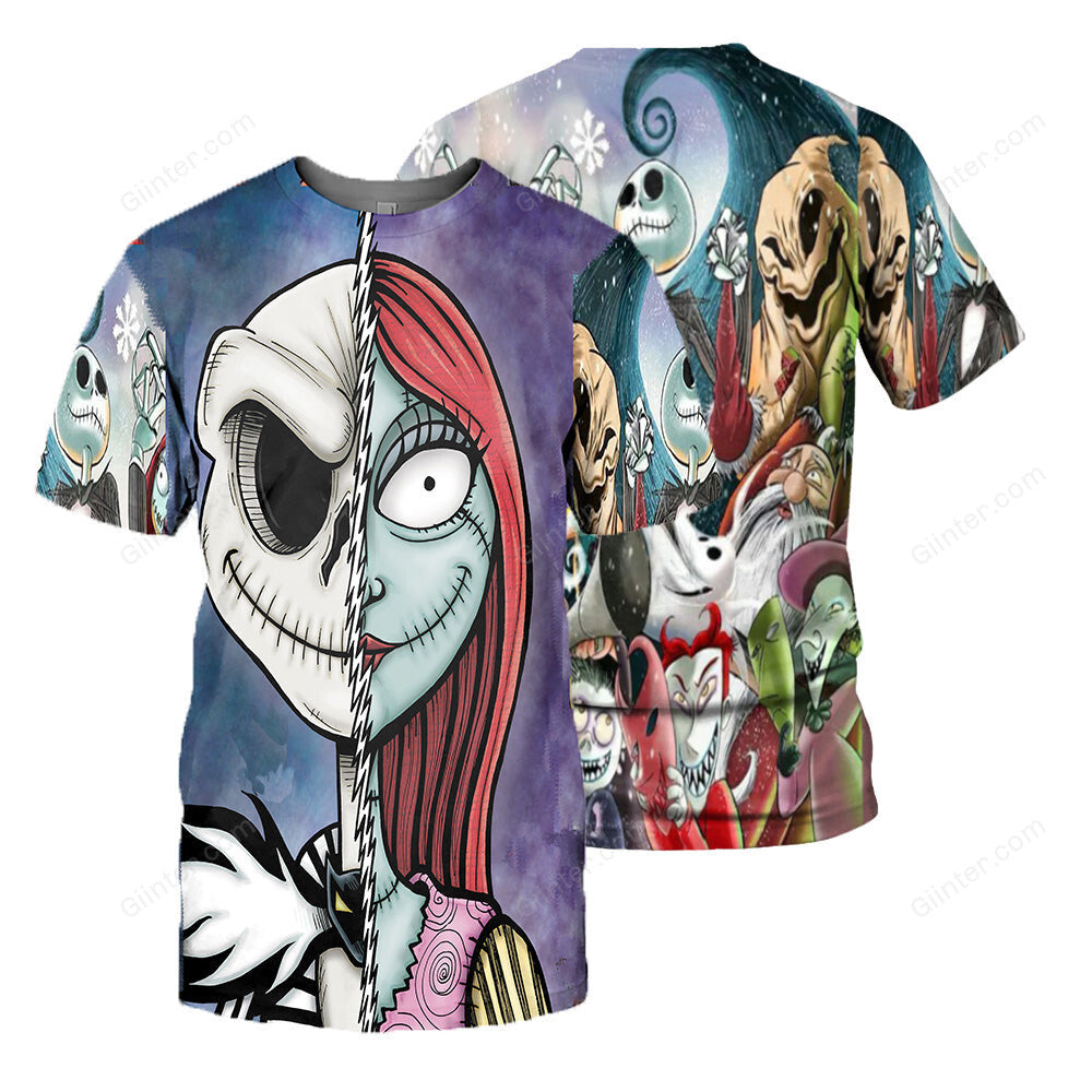 Jack Skellington 3D All Over Printed Shirts For Men And Women 28