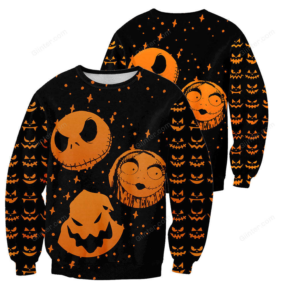 Jack Skellington 3D All Over Printed Shirts For Men And Women 280