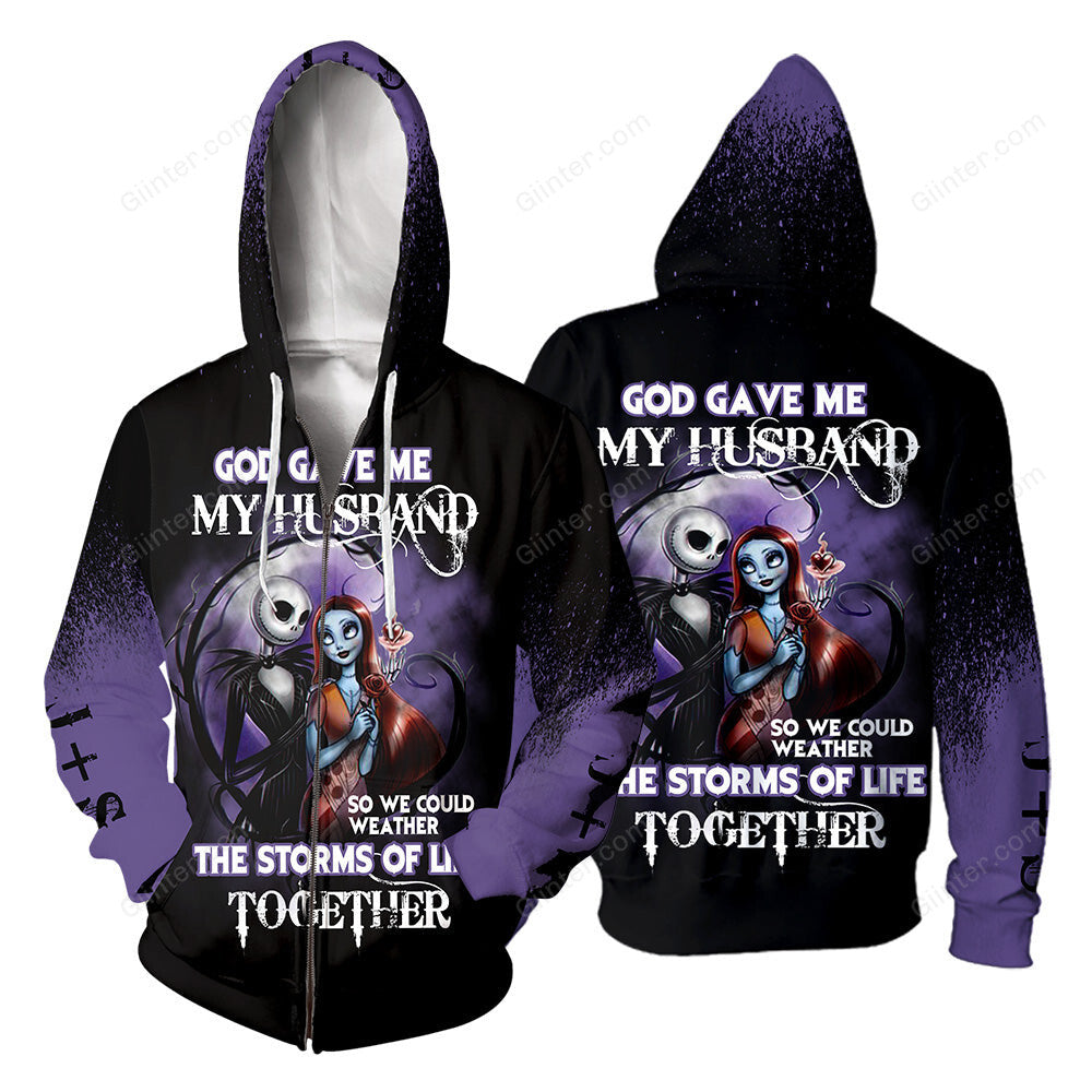Jack Skellington 3D All Over Printed Shirts For Men And Women 286