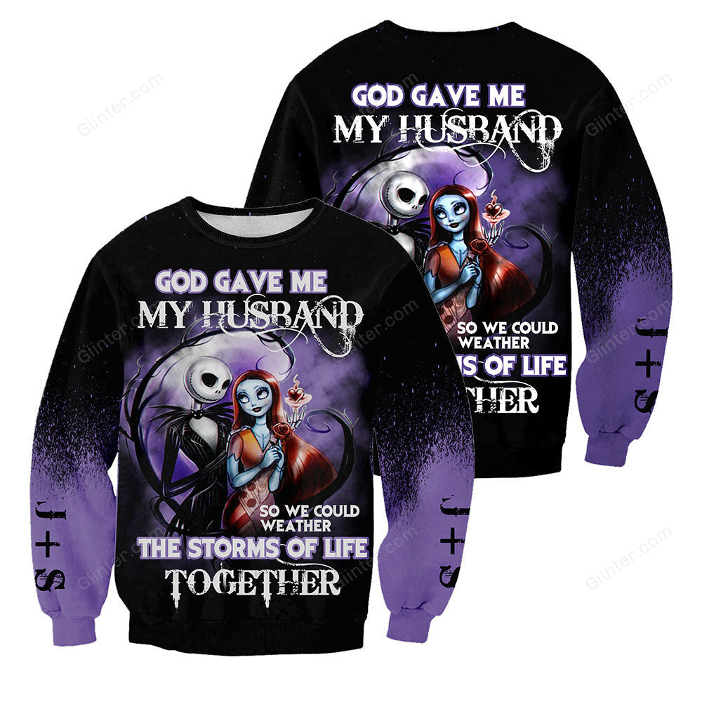 Jack Skellington 3D All Over Printed Shirts For Men And Women 286