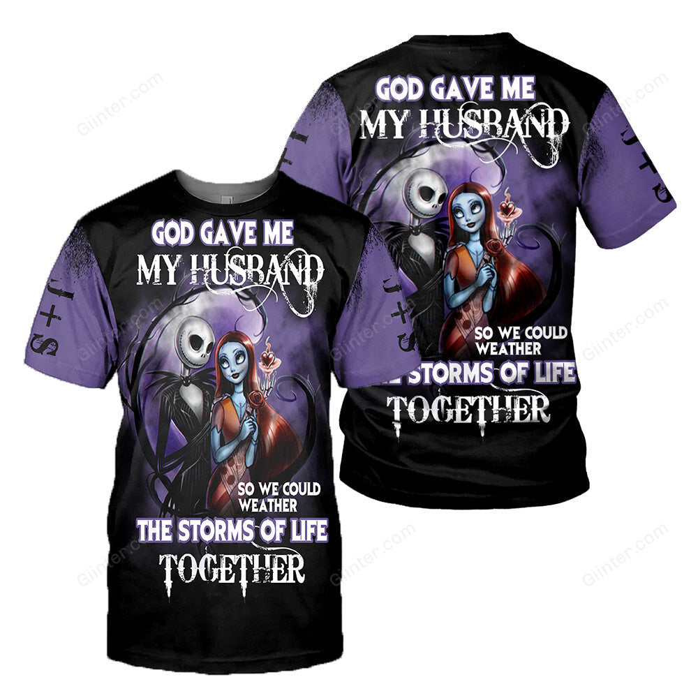 Jack Skellington 3D All Over Printed Shirts For Men And Women 286