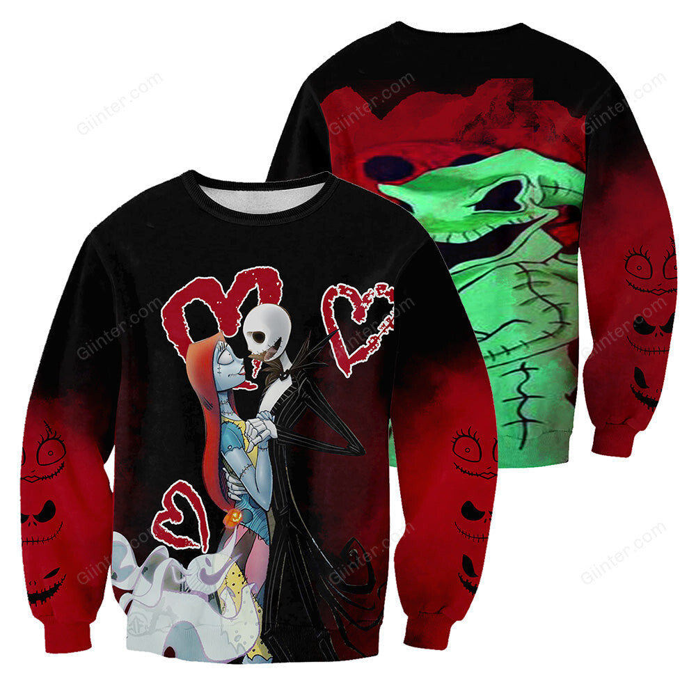 Jack Skellington 3D All Over Printed Shirts For Men And Women 288