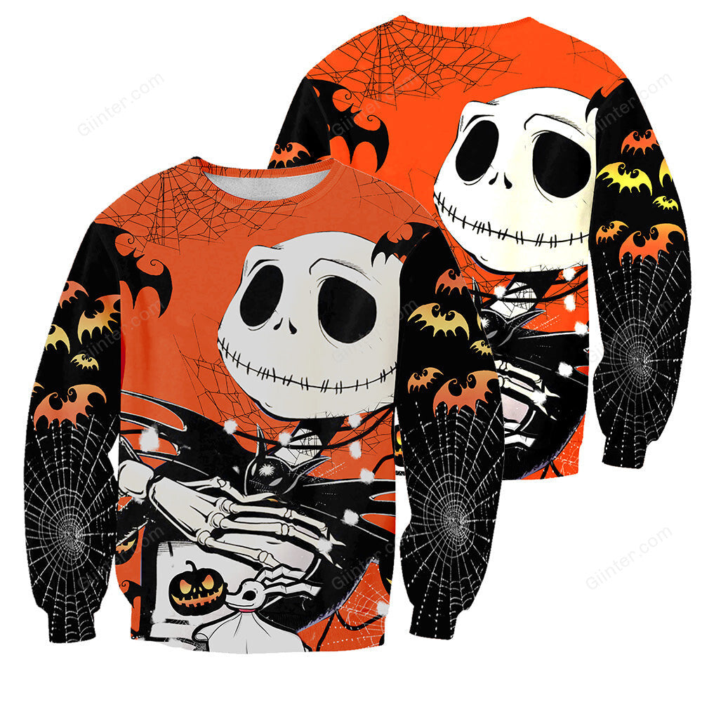 Jack Skellington 3D All Over Printed Shirts For Men And Women 289