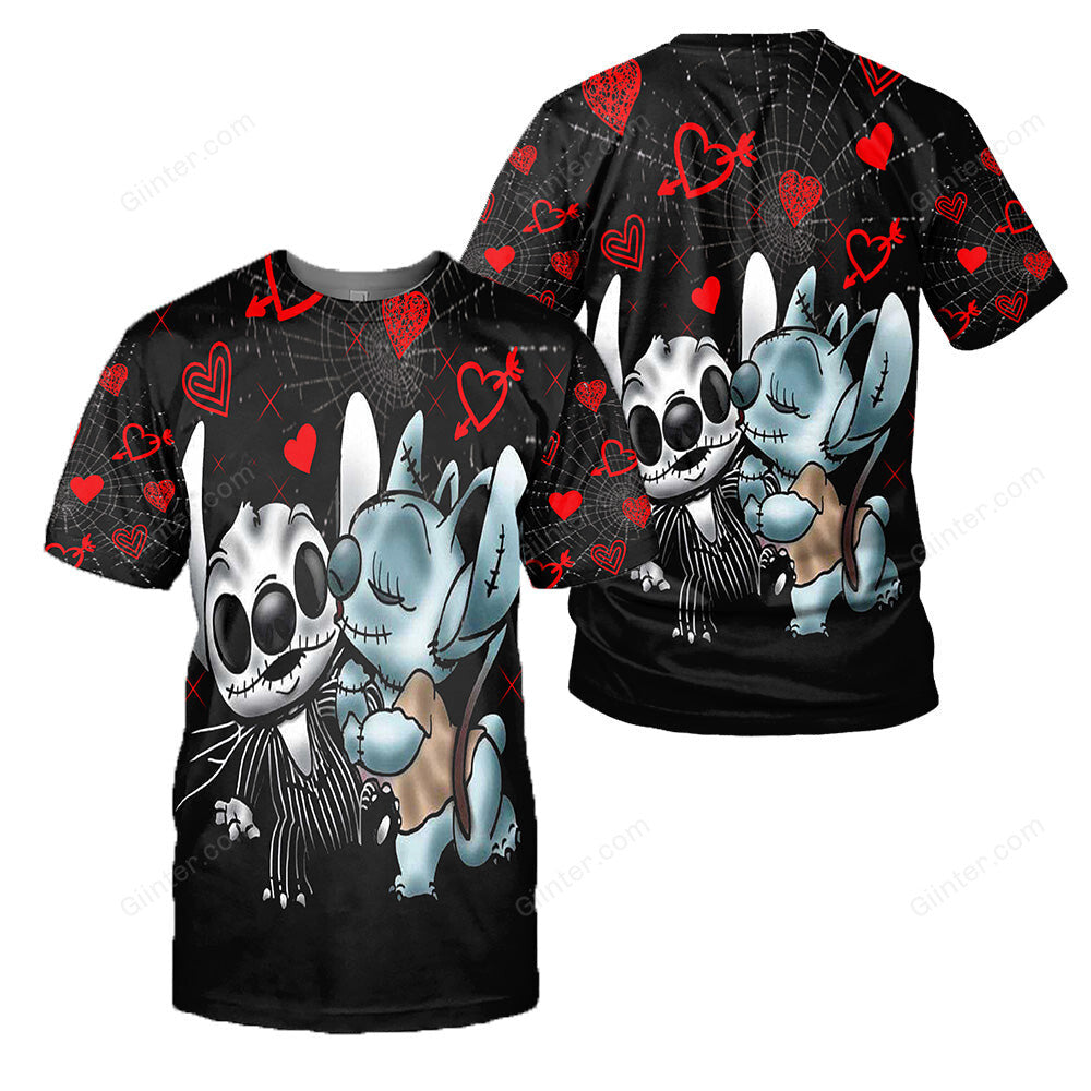 Jack Skellington 3D All Over Printed Shirts For Men And Women 290