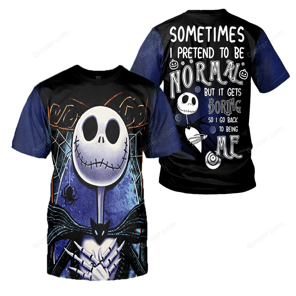 Jack Skellington 3D All Over Printed Shirts For Men And Women 292