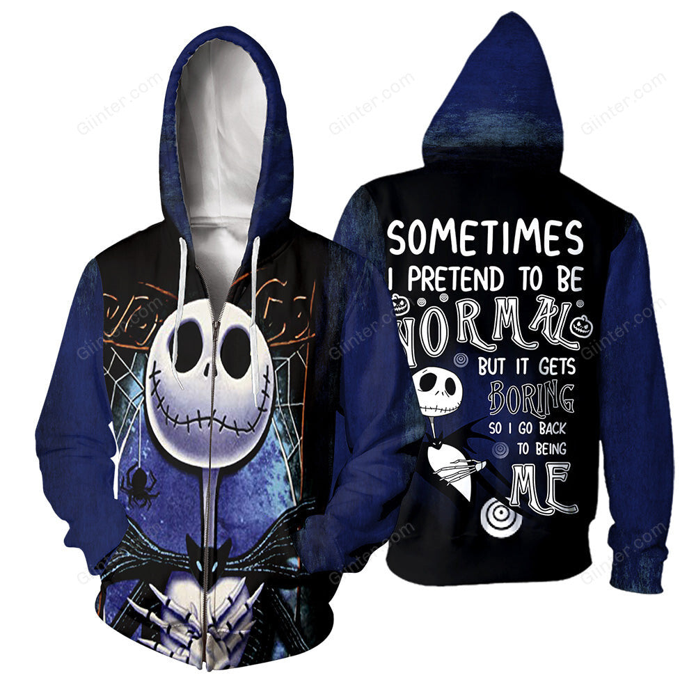 Jack Skellington 3D All Over Printed Shirts For Men And Women 292