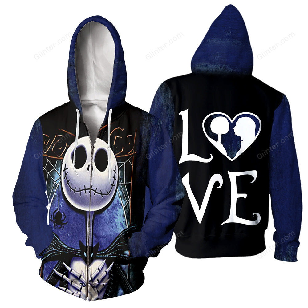 Jack Skellington 3D All Over Printed Shirts For Men And Women 296