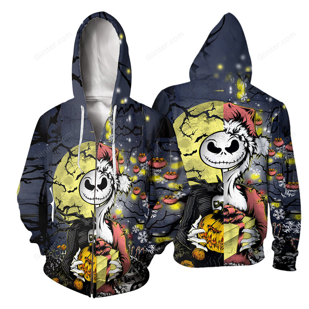 Jack Skellington 3D All Over Printed Shirts For Men And Women 297