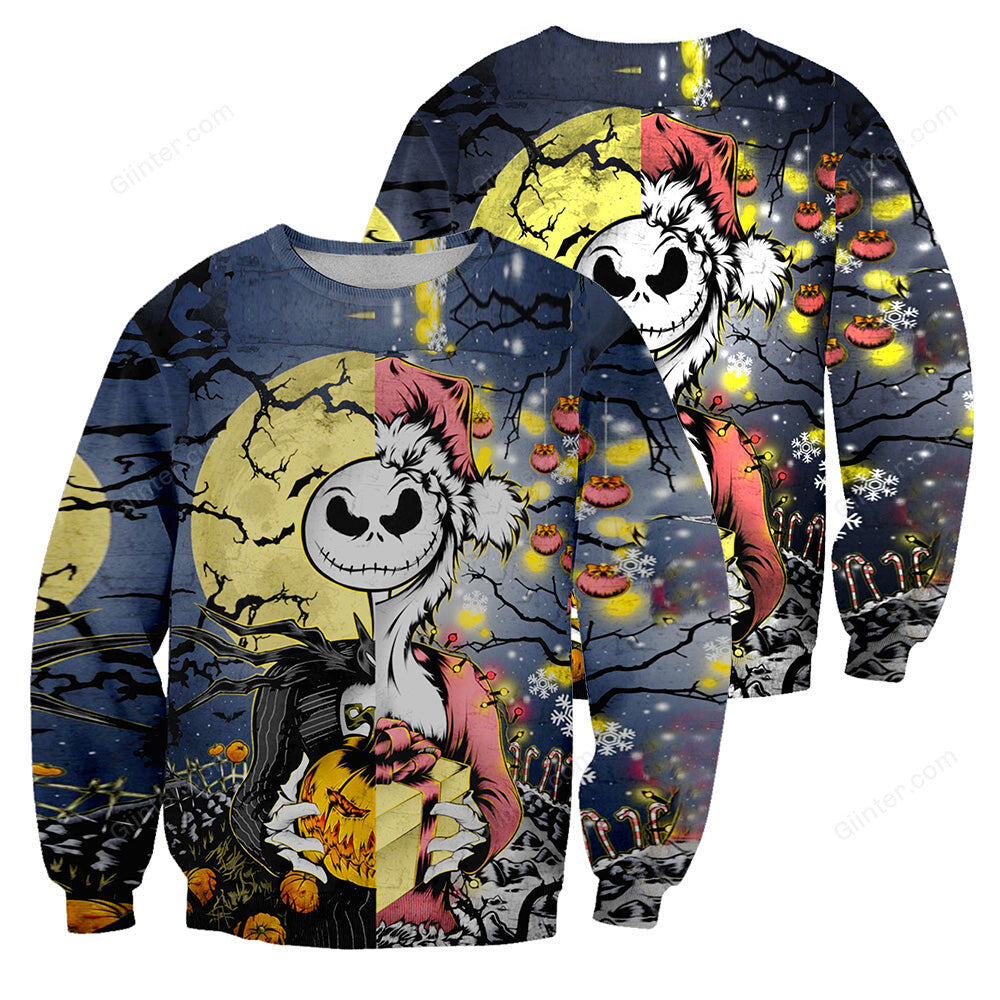 Jack Skellington 3D All Over Printed Shirts For Men And Women 297