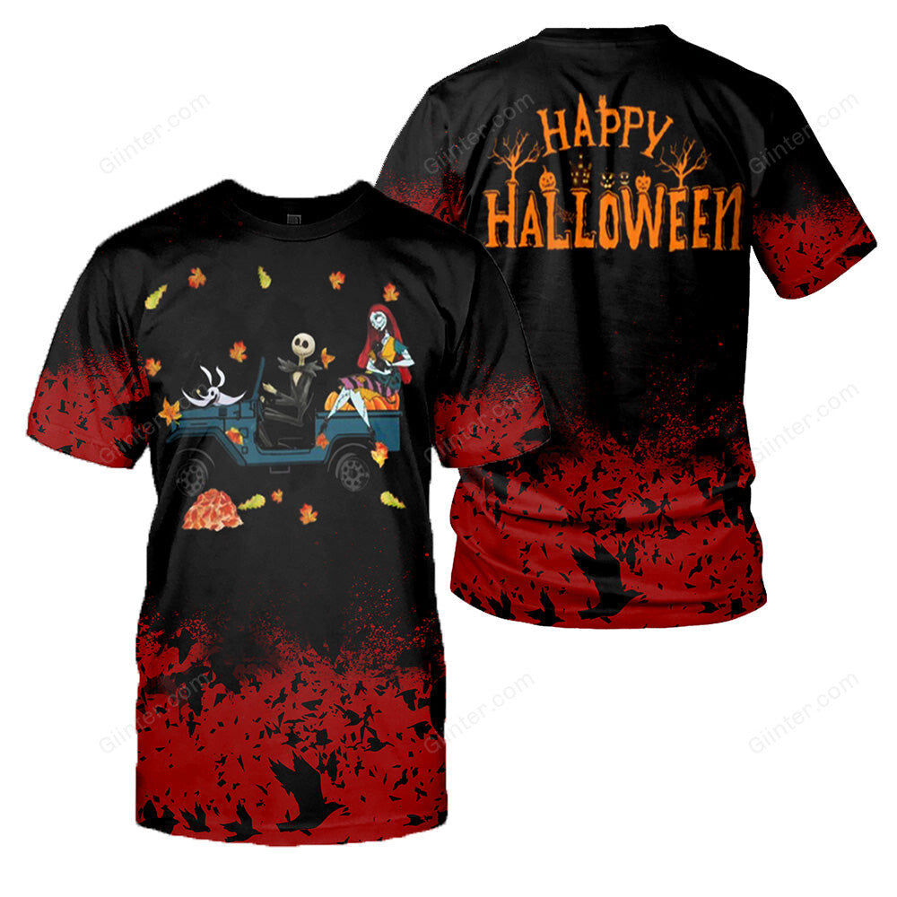 Jack Skellington 3D All Over Printed Shirts For Men And Women 299