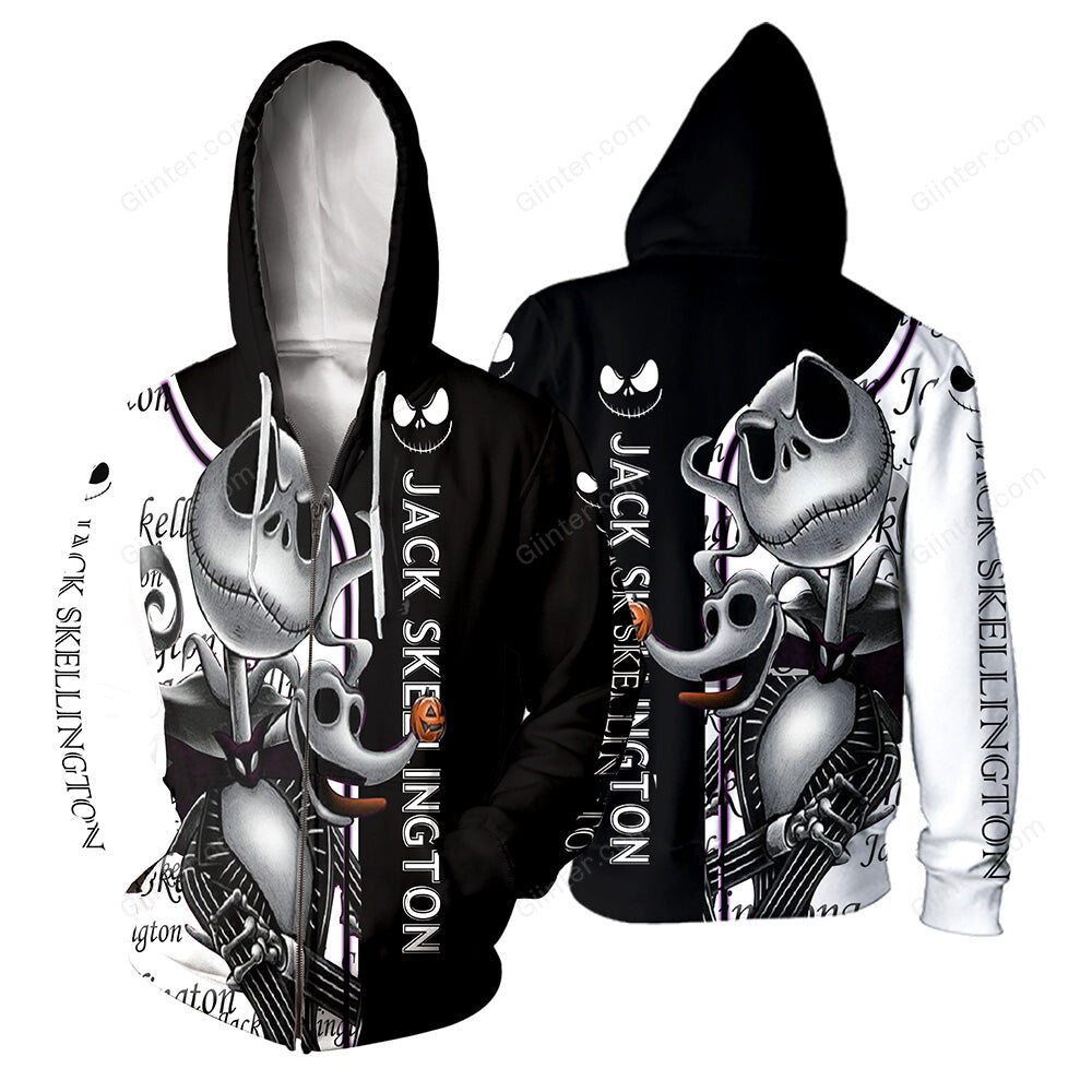 Jack Skellington 3D All Over Printed Shirts For Men And Women 300