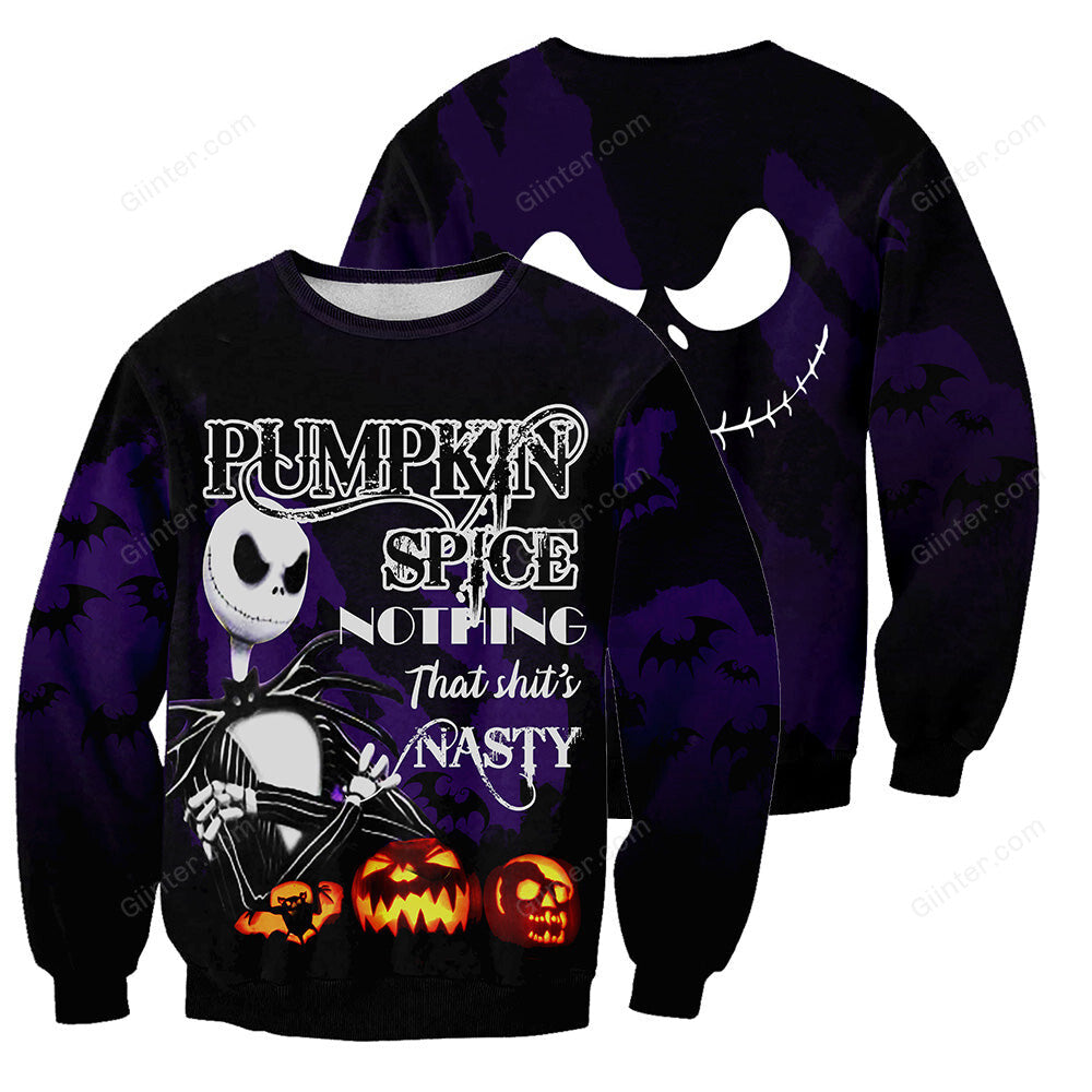 Jack Skellington 3D All Over Printed Shirts For Men And Women 301