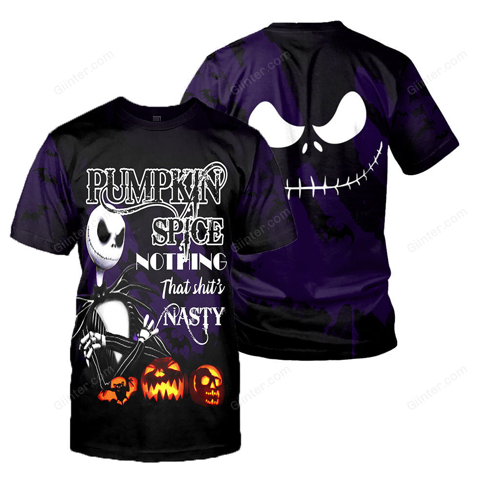 Jack Skellington 3D All Over Printed Shirts For Men And Women 301