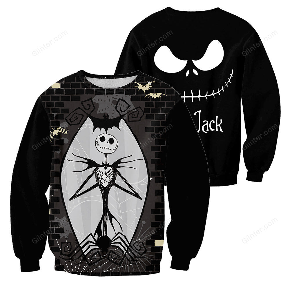Jack Skellington 3D All Over Printed Shirts For Men And Women 313