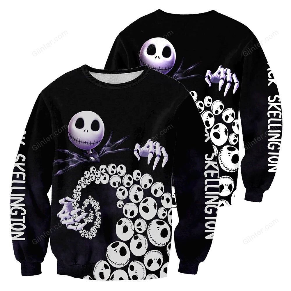 Jack Skellington 3D All Over Printed Shirts For Men And Women 315