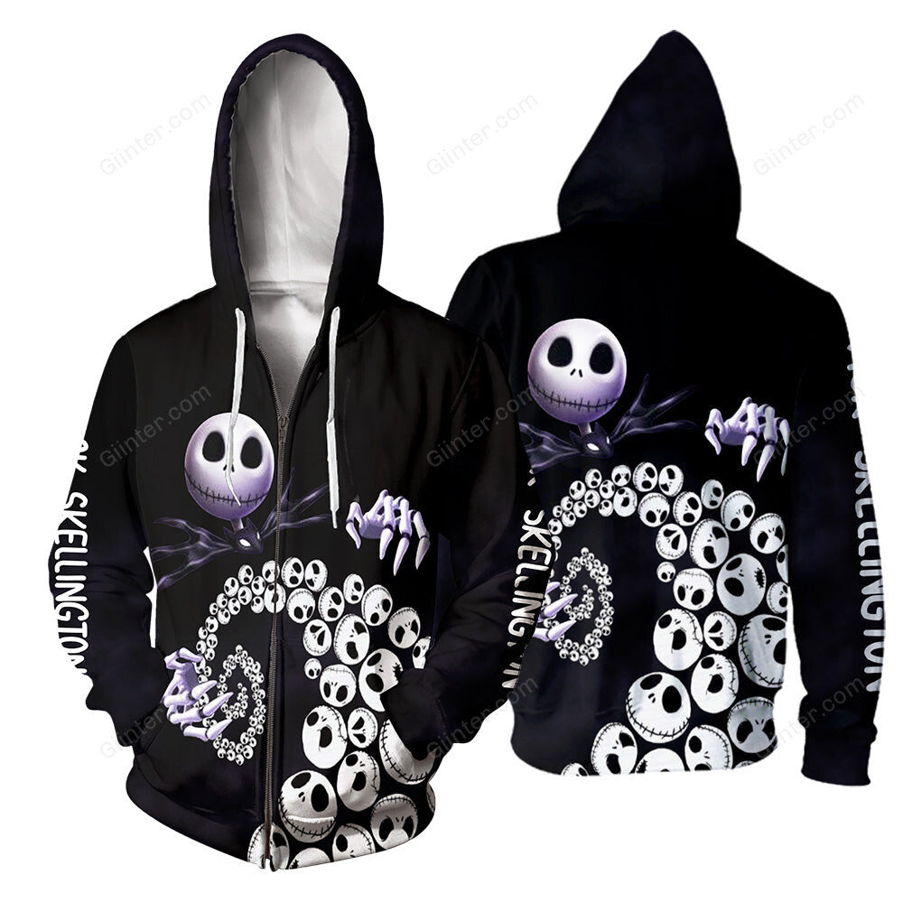 Jack Skellington 3D All Over Printed Shirts For Men And Women 315