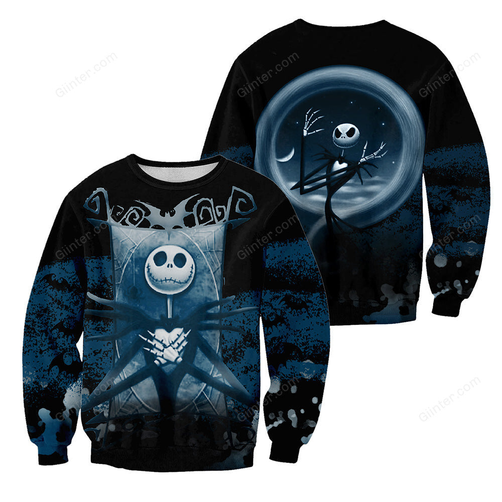 Jack Skellington 3D All Over Printed Shirts For Men And Women 316