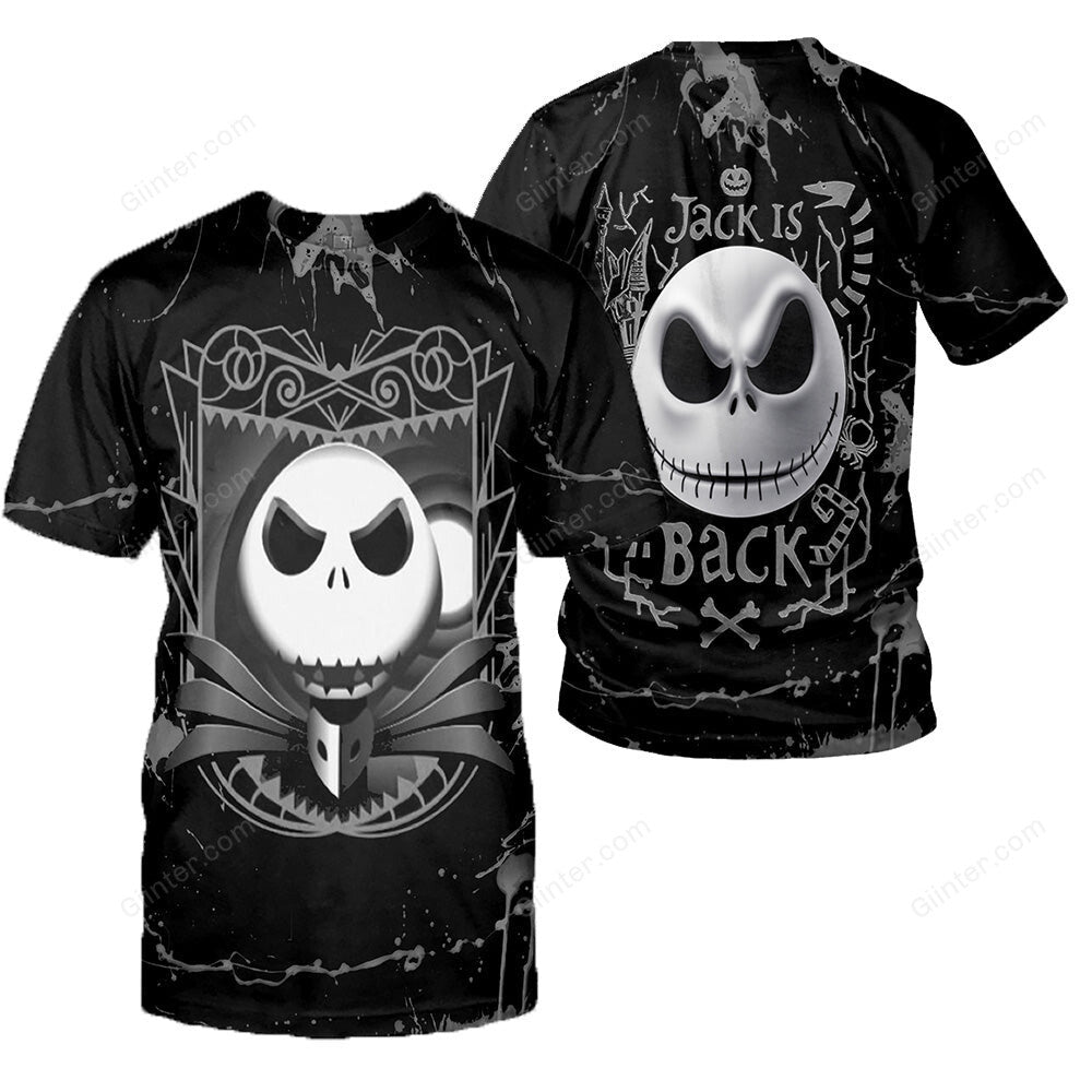 Jack Skellington 3D All Over Printed Shirts For Men And Women 317