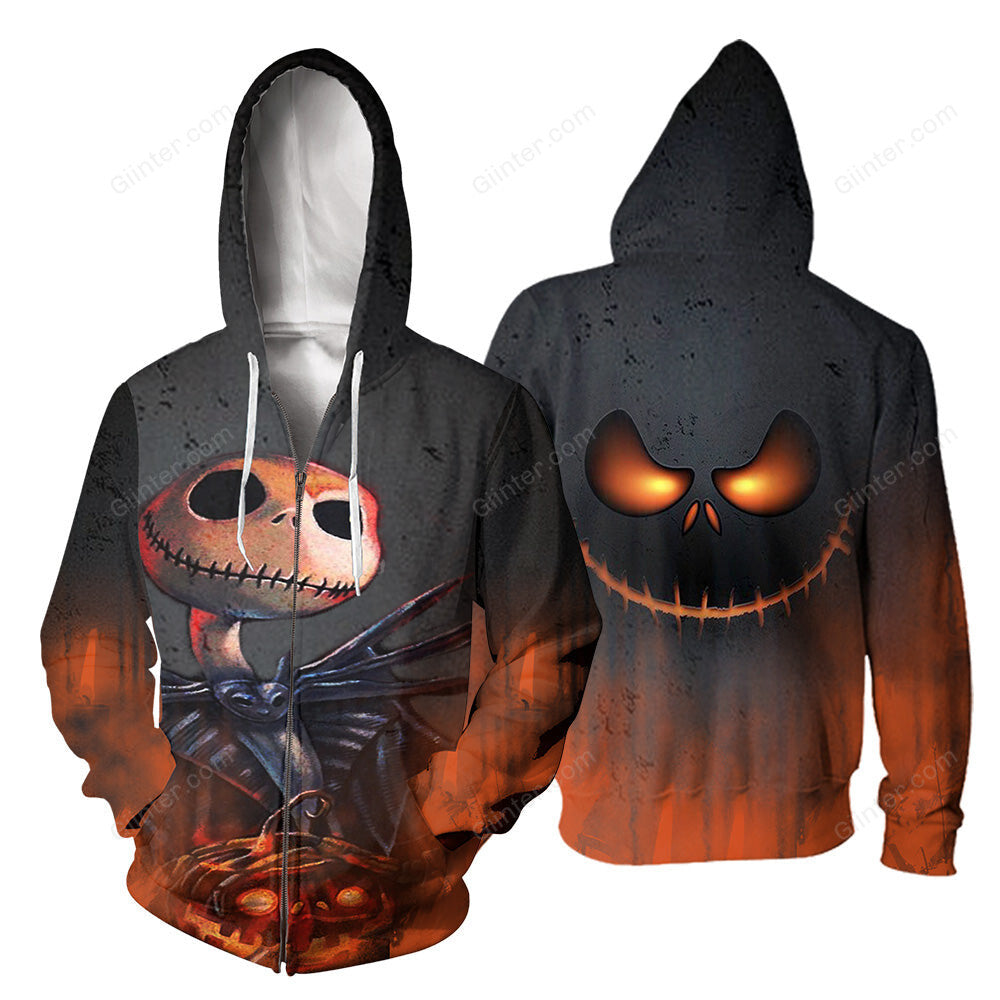 Jack Skellington 3D All Over Printed Shirts For Men And Women 323