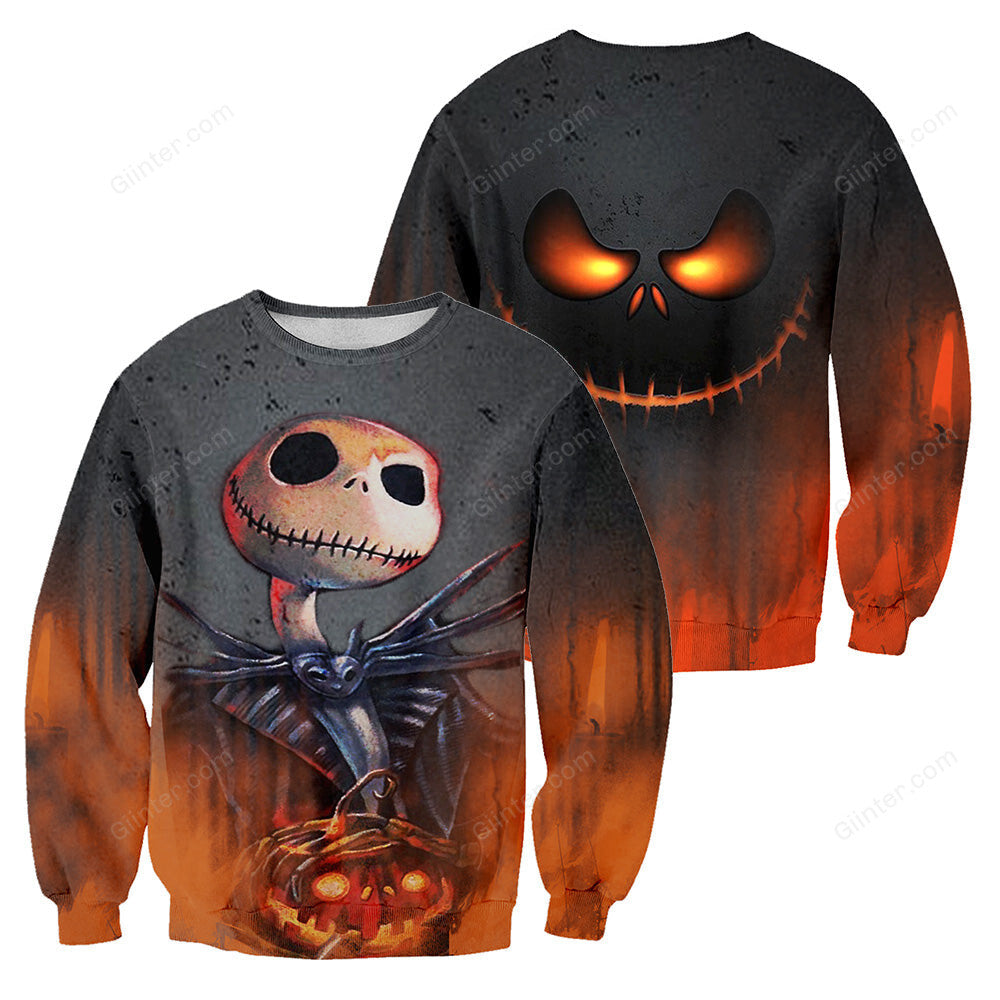 Jack Skellington 3D All Over Printed Shirts For Men And Women 323