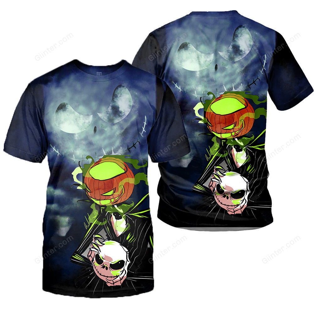 Jack Skellington 3D All Over Printed Shirts For Men And Women 325