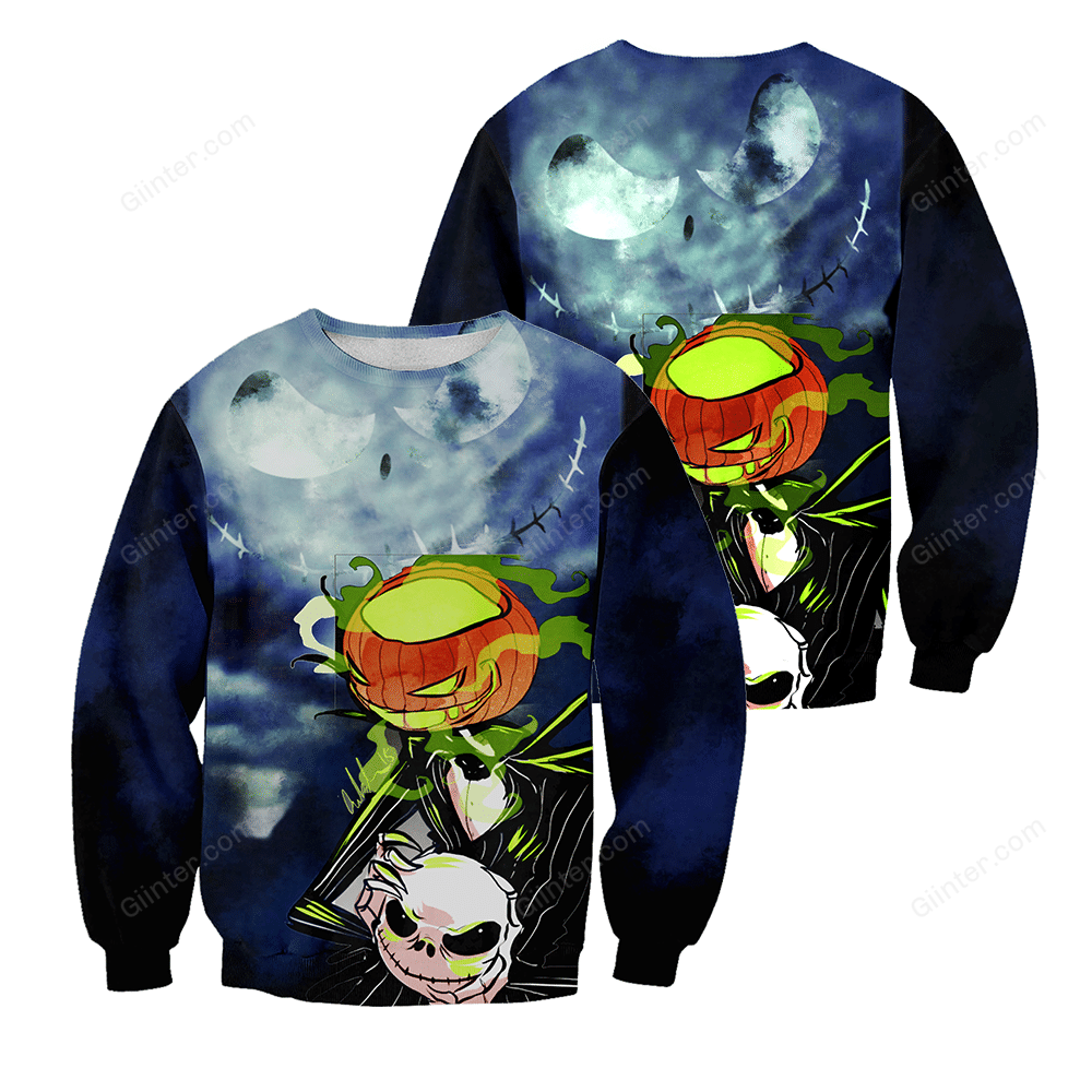 Jack Skellington 3D All Over Printed Shirts For Men And Women 325
