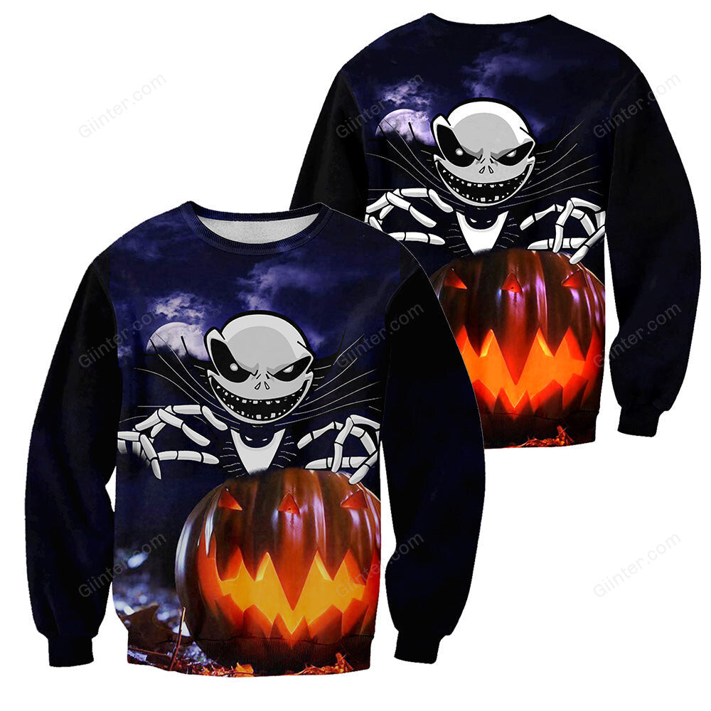 Jack Skellington 3D All Over Printed Shirts For Men And Women 326