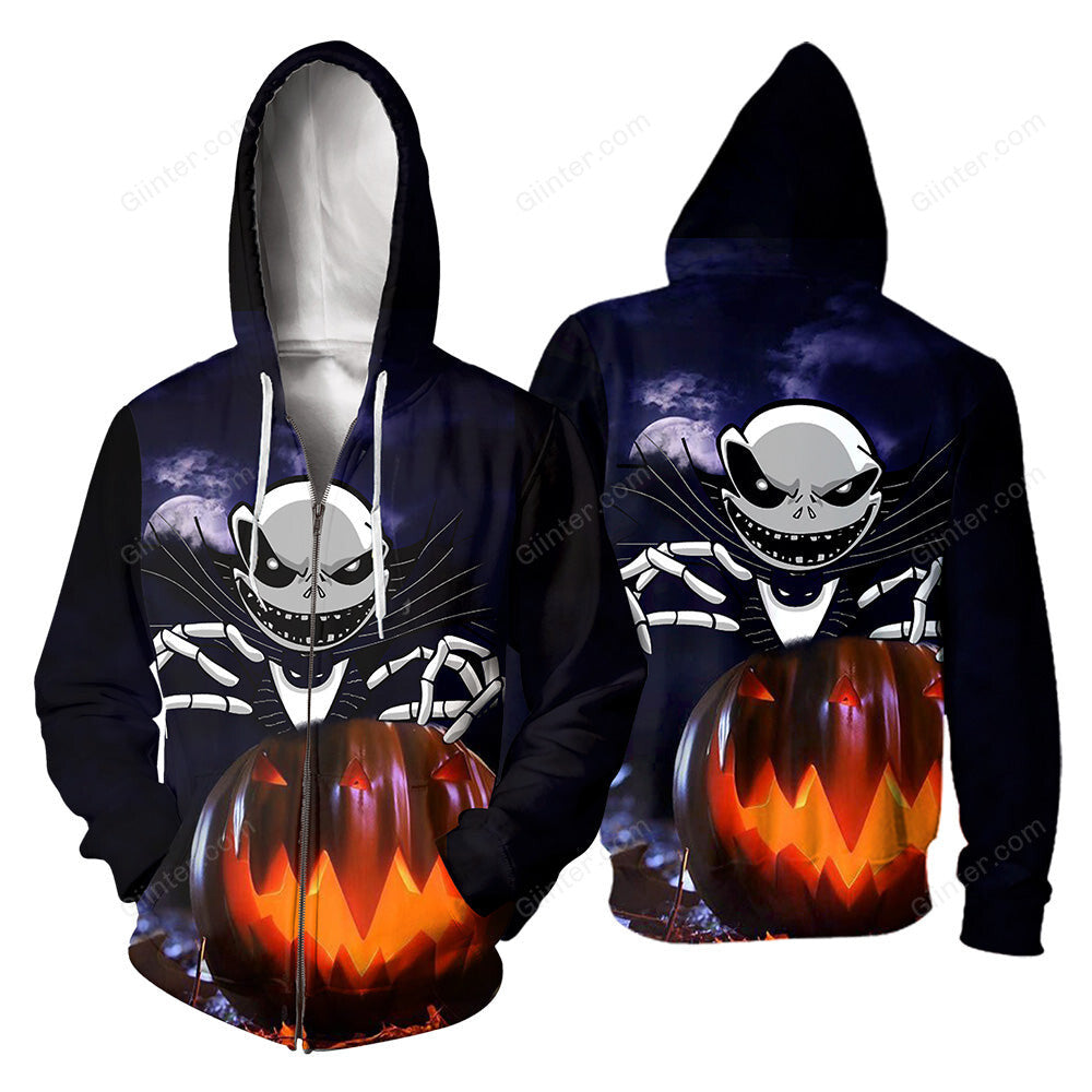 Jack Skellington 3D All Over Printed Shirts For Men And Women 326