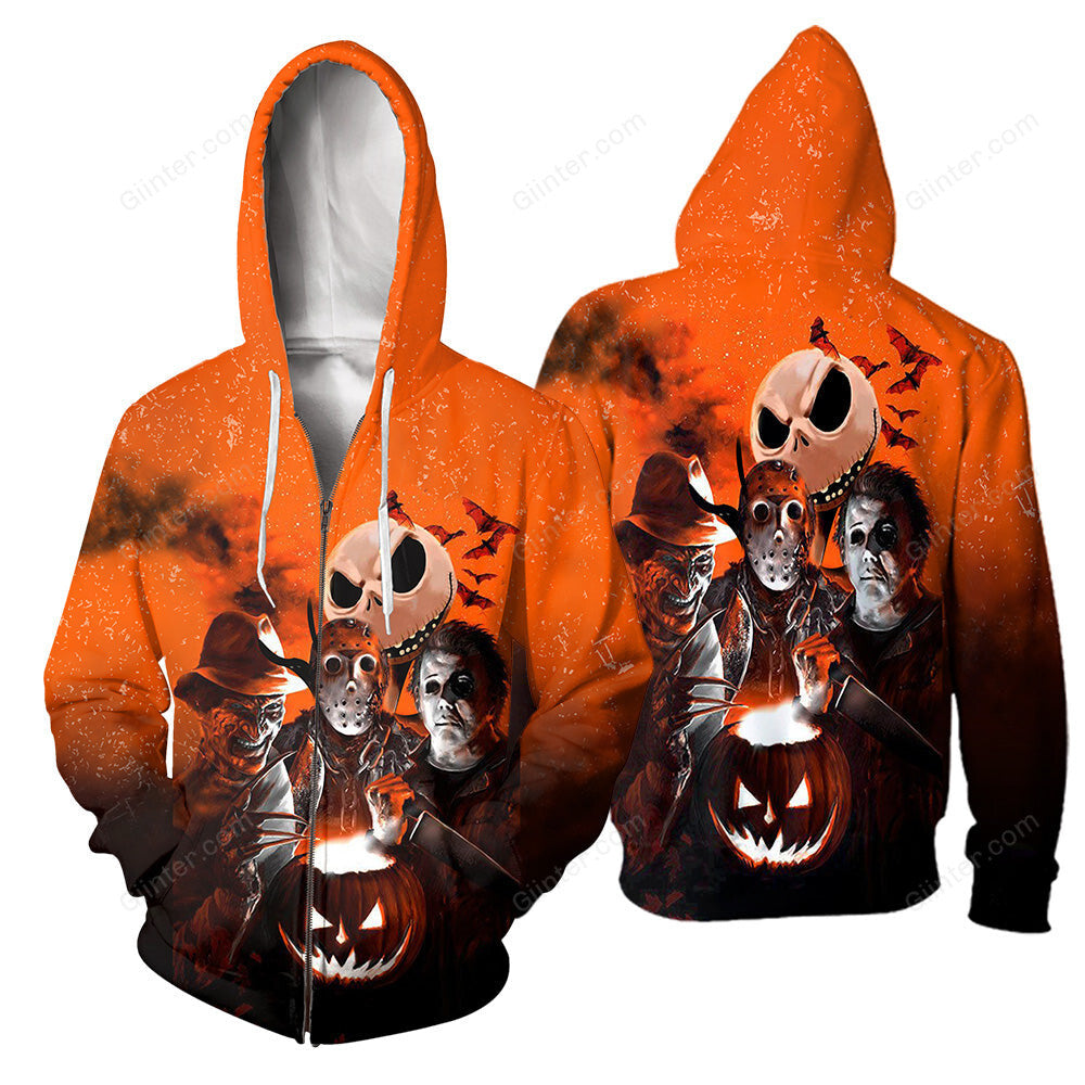 Jack Skellington 3D All Over Printed Shirts For Men And Women 33
