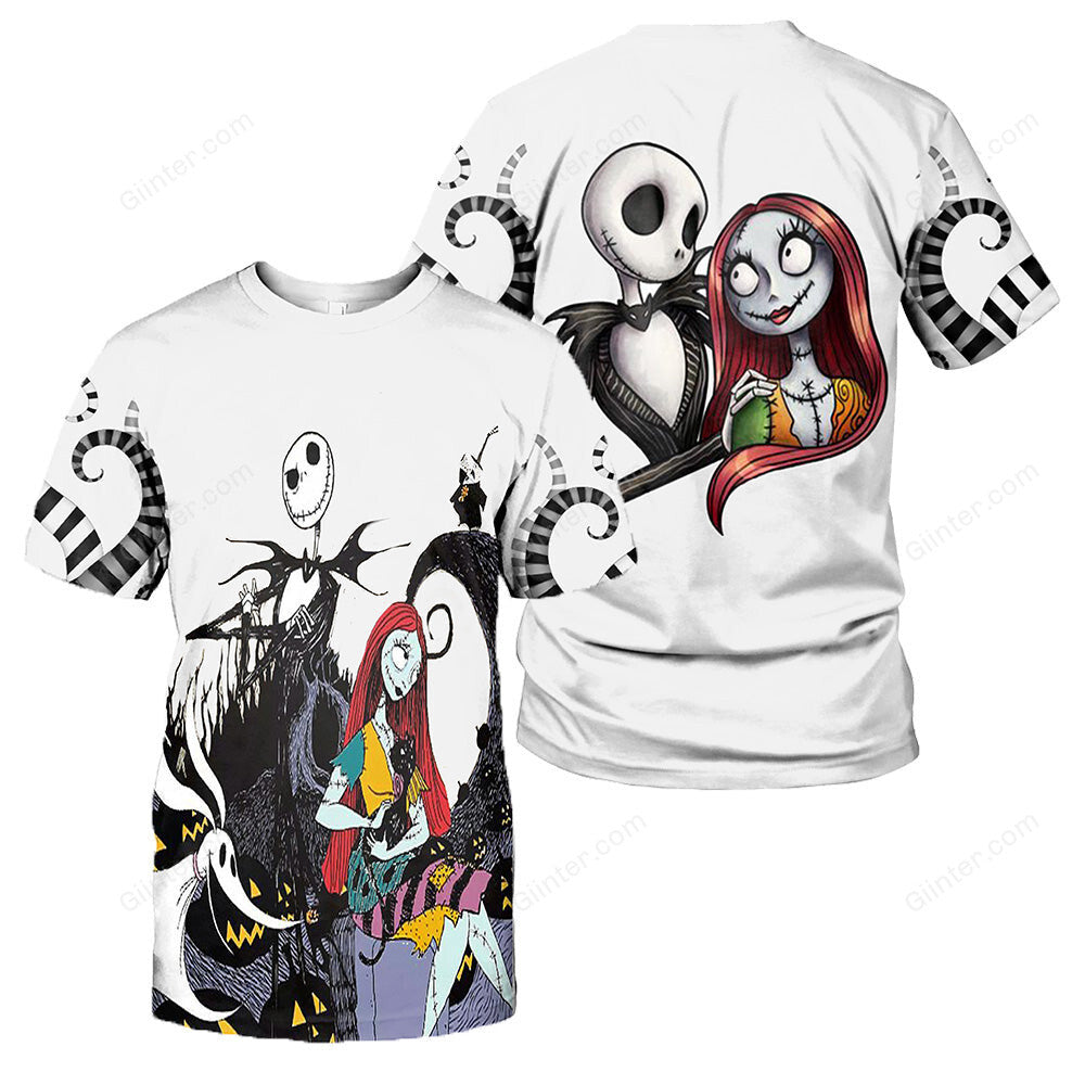 Jack Skellington 3D All Over Printed Shirts For Men And Women 331