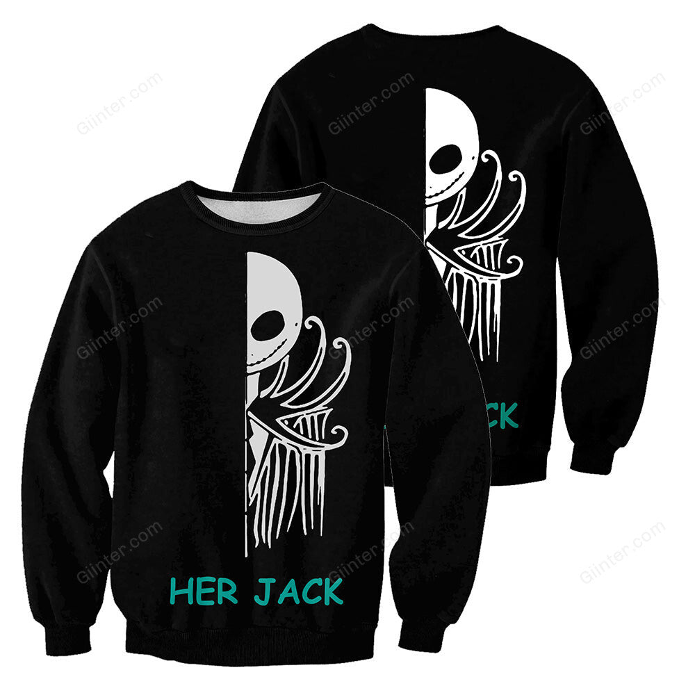 Jack Skellington 3D All Over Printed Shirts For Men And Women 334