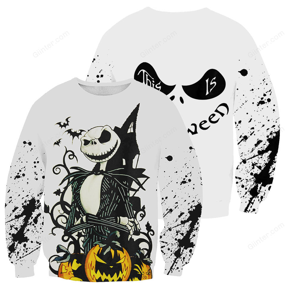 Jack Skellington 3D All Over Printed Shirts For Men And Women 335