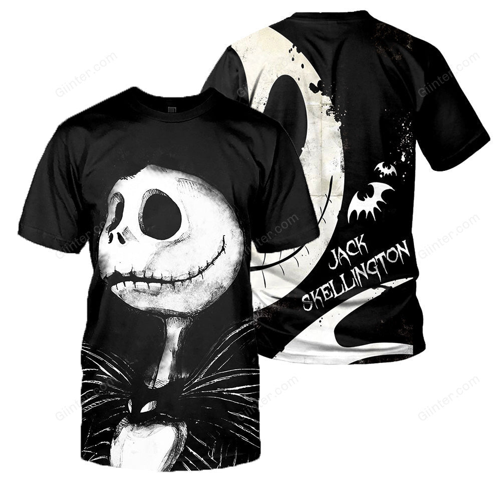 Jack Skellington 3D All Over Printed Shirts For Men And Women 336