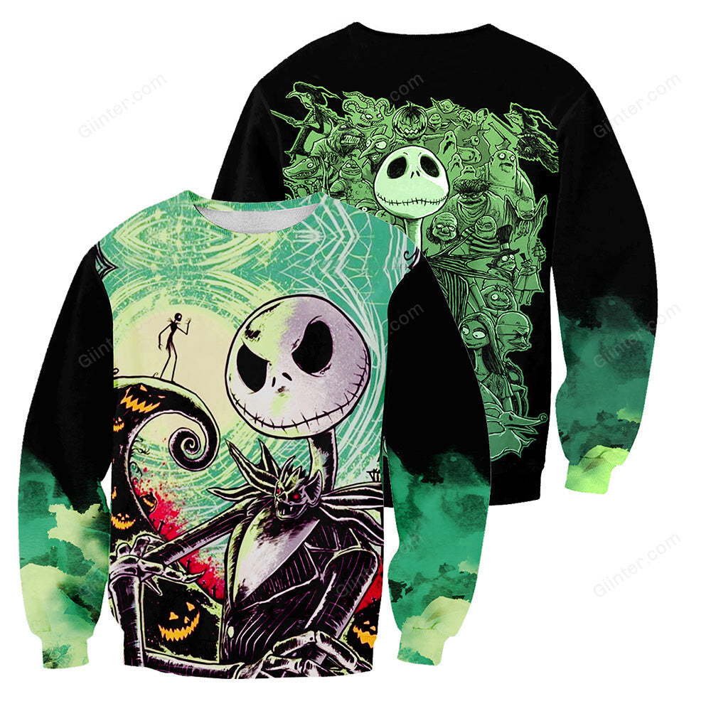 Jack Skellington 3D All Over Printed Shirts For Men And Women 337