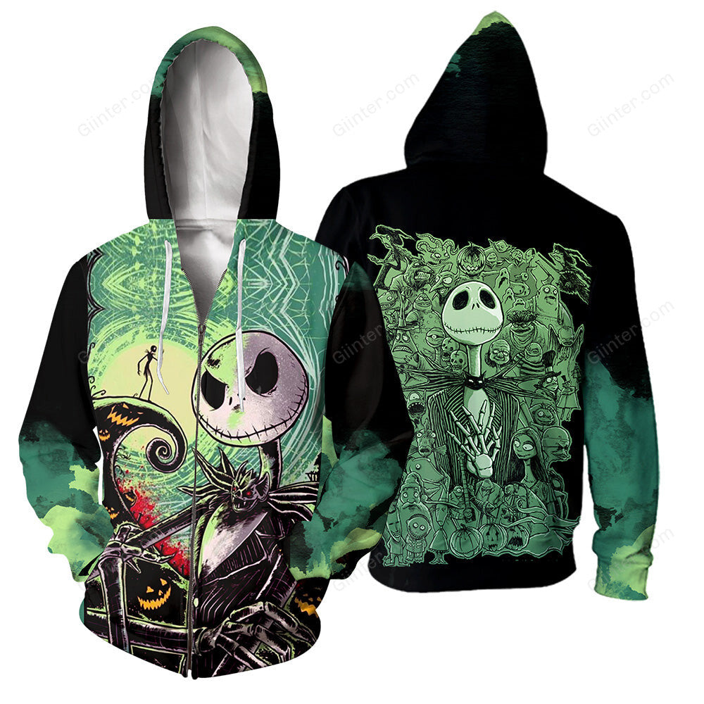Jack Skellington 3D All Over Printed Shirts For Men And Women 337