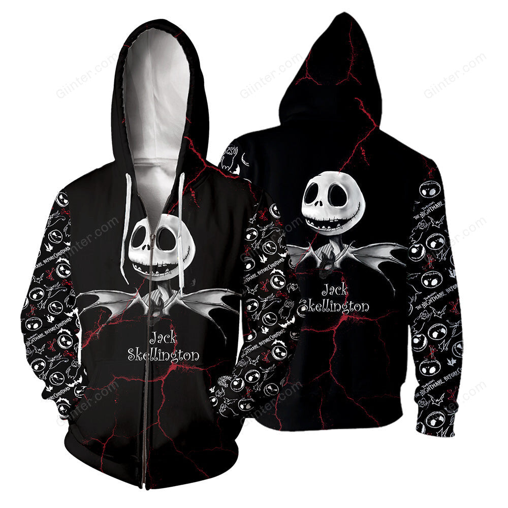 Jack Skellington 3D All Over Printed Shirts For Men And Women 339
