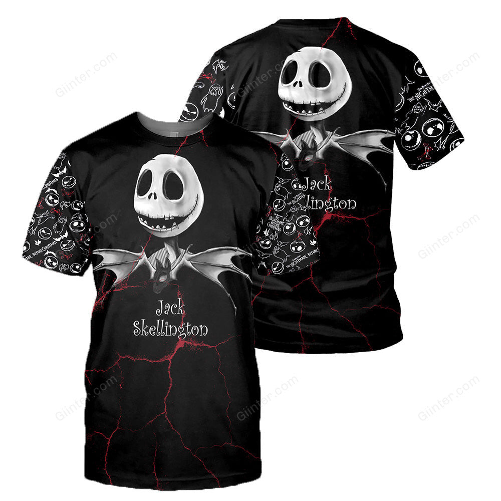 Jack Skellington 3D All Over Printed Shirts For Men And Women 339