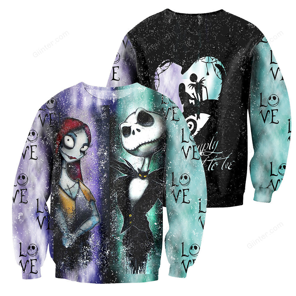 Jack Skellington 3D All Over Printed Shirts For Men And Women 34