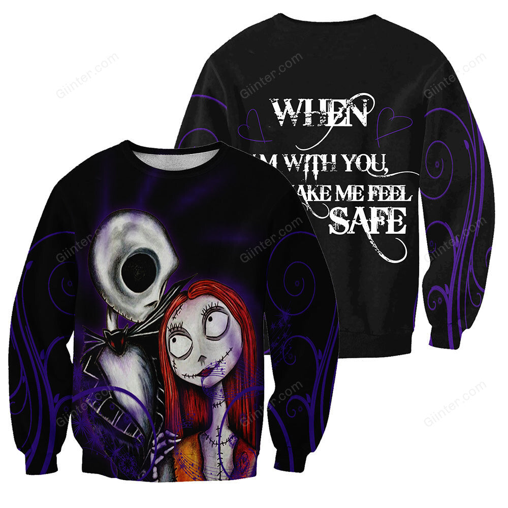 Jack Skellington 3D All Over Printed Shirts For Men And Women 340
